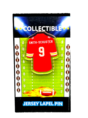 Kansas City Chiefs JuJu Smith-Schuster jersey lapel pin-KINGDOM