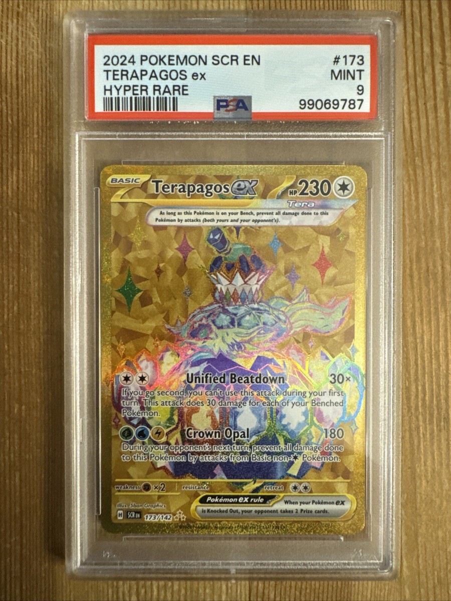 Terapagos ex 173/142 Gold Hyper Rare - Pokémon Stellar Crown