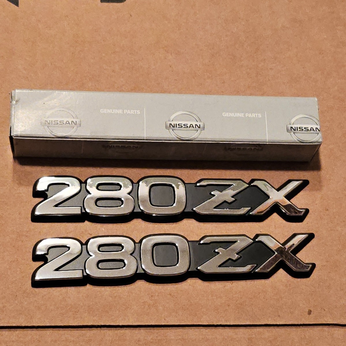 DATSUN 280ZX FENDER EMBLEMS NEW NOS 1979-1983 | eBay