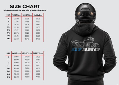 Suzuki GT380 1972-1978 - Motorcycle Hoodie Pullover for Riders | eBay