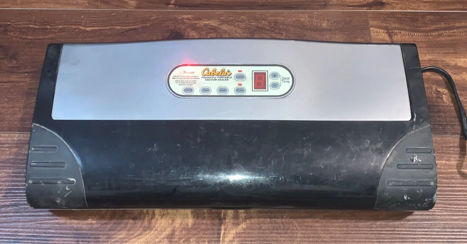 CABELA’S PRESERVAC PORTABLE VACUUM SEALER MODEL 08-1101-C 120 V 60 Hz/ 110 watts