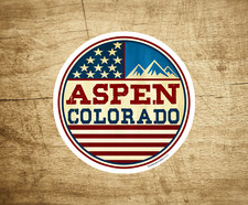 Aspen Colorado 3" Decal Sticker Skiing Mountains Climbing Ski