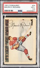 1953 PARKHURST #24 MAURICE RICHARD PSA 3.5