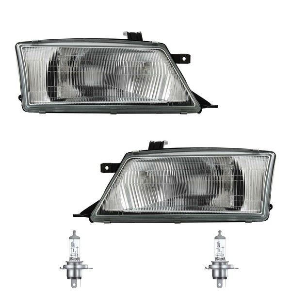 Halogen Scheinwerfer Set H4 FüR Suzuki Baleno SchräGheck Kombi Inkl. Lampen-image