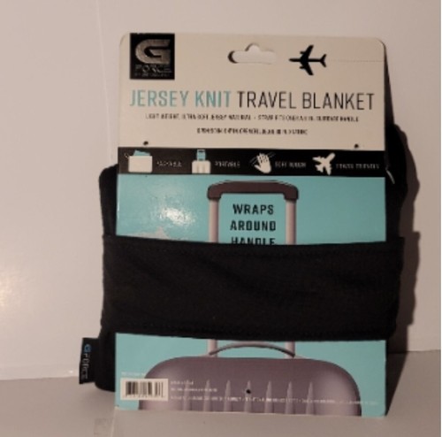 G Force - Jersey Knit - Travel Blanket Color Black - Picture 3 of 3