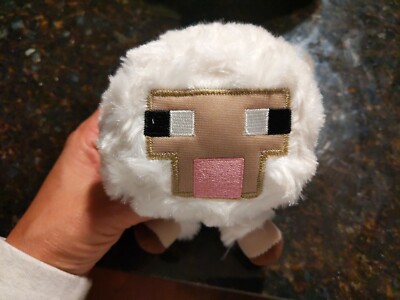 Minecraft White Baby Sheep Plush 6 , Mojang  2014