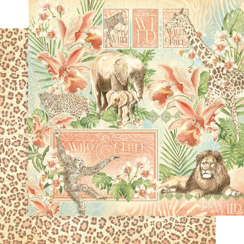 Grafik 45 WILD & FREE 8x8 Papierblock - Bild 2 von 9
