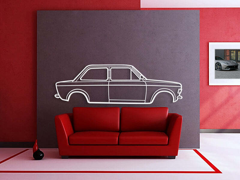 Wall Art Home Decor 3D Acrylic Metal Car Auto Poster USA Silhouette 1971 128
