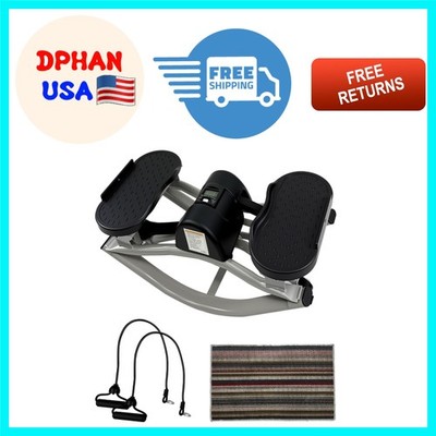 Heavy-Duty Rock Stepper Machine for Total Body Toning - Quiet & Efficient