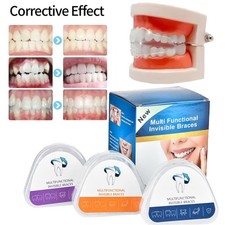 Adults Dental Orthodontic Teeth Corrector Braces Tooth Retainer Box Straighten