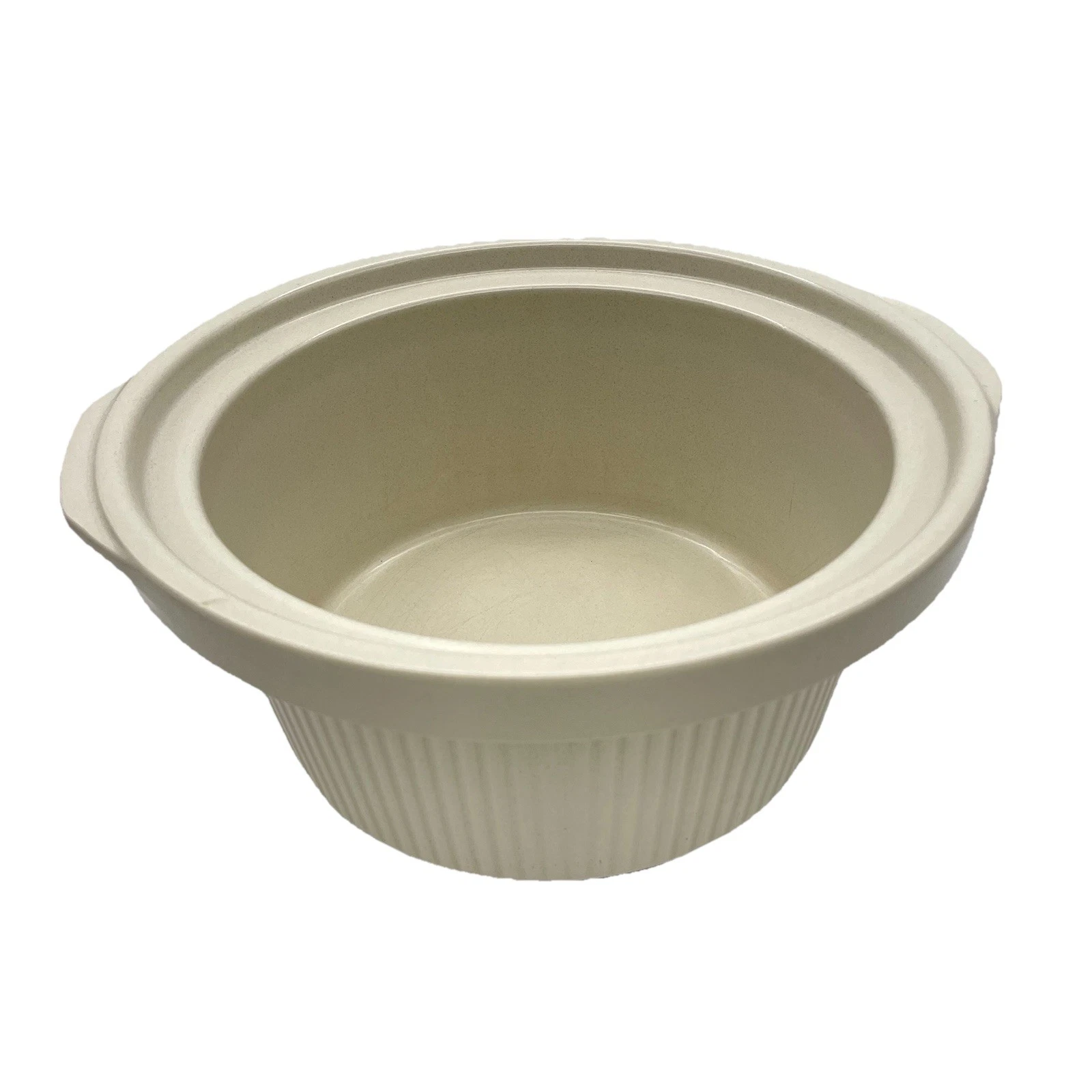 Vintage Rival Original Crock Pot Slow Cooker 3355 White Stoneware insert Only