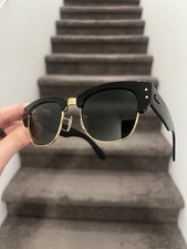 NEW Authentic Ray Ban Mega Clubmaster RB0316S 0316 Black G15 Lenses Size 53/21