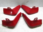 1998 2012 JDM HONDA FIT GE 4PIECE RED MUD FLAP GUARD SET  FACTORY OEM