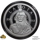 2008-2013 - Lakota 1 Oz Silver Round .999 - Vintage "Lakota Bank" (Scarce!) #425