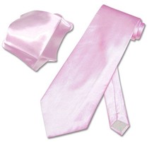 Solid VIOLET / Light PURPLE NeckTie Handkerchief Matching Mens Neck Tie Set