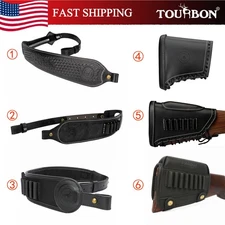 TOURBON Gun Sling/Recoil Pad/Cheek Rest Ammo Holder in Black US-Multiple Choices