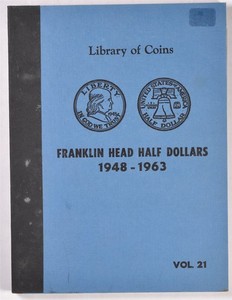 (1948-1963) Franklin Head Half Dollars - Library Of Coins Album