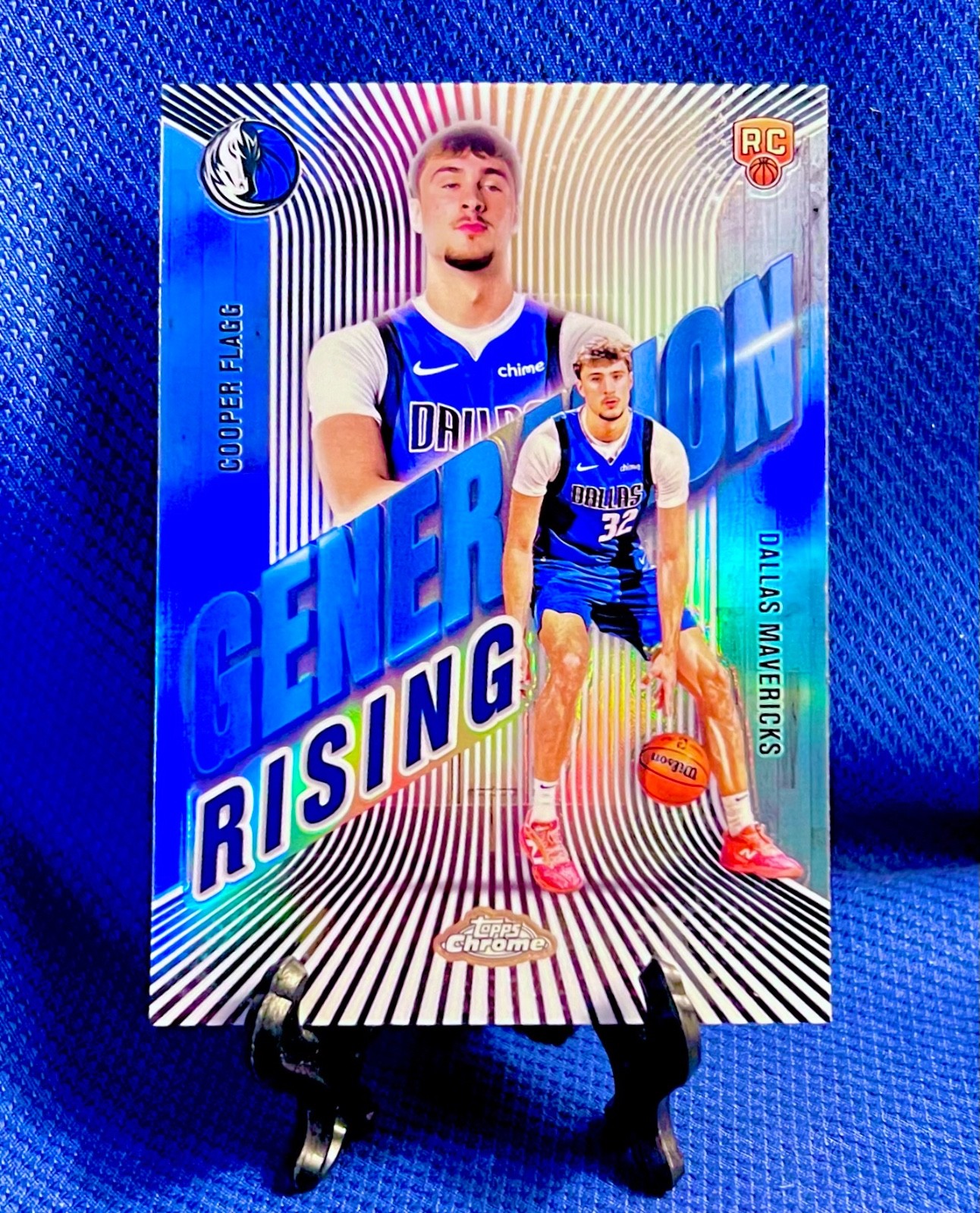 COOPER FLAGG 2025-26 Topps Chrome Generation Rising Refractor  GR1 RC MAVERICKS