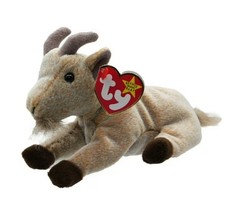 TY Beanie Baby - GOATEE the Goat 6 inch - MWMTs Stuffed Animal Toy
