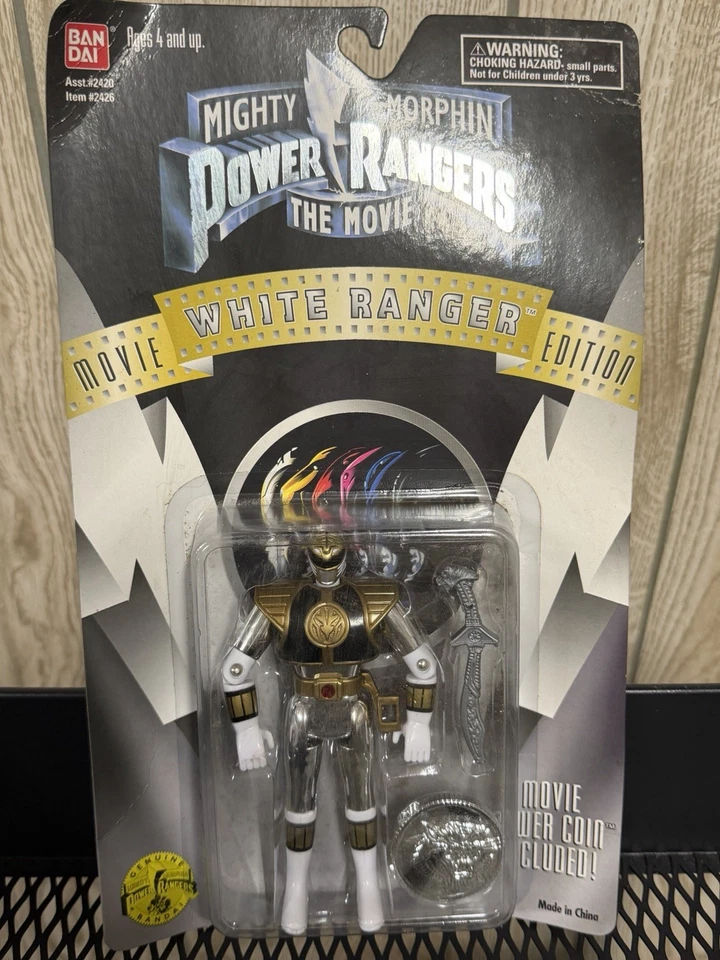 ЛОТ ИЗ 3 Power Rangers 4» фигурка 1995 Mighty Morphin питания рейнджеров новый в коробке - Изображение 2 из 4