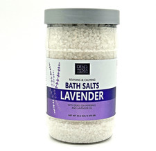 Dead Sea Collection Lavender Bath Salts 34.2 oz Mineral Spa Soak Relaxing