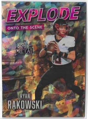 RYAN RAKOWSKI 2026 Leaf Metal Football Explode onto the Scene 6/6 Palos Verdes