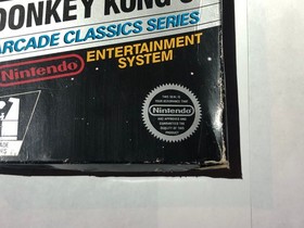 Donkey Kong 3 NES, CIB Complete, 5 Screw, Black Box, Hangtab, NON-CODE Working