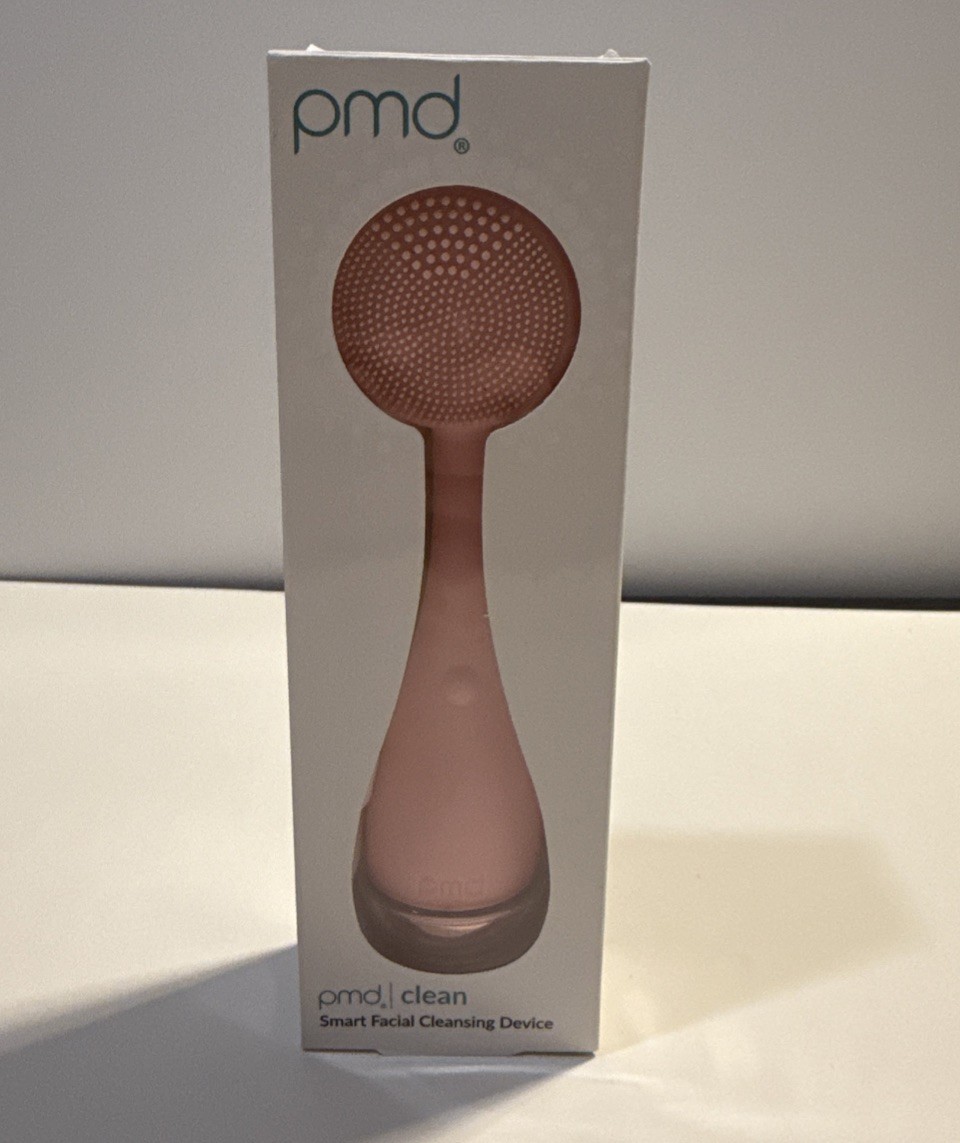 PMD Beauty - Clean Facial Cleansing Device - Blush - open box unused tested
