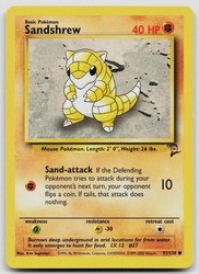 Sandshrew 91/130 Base Set 2 Common