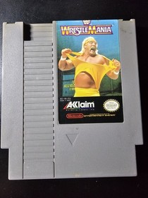 🔥WWF Wrestlemania + Tag Team Wrestling for Nintendo NES 2 game lot
