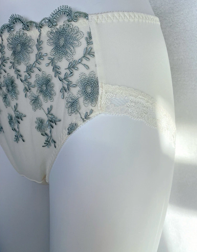 Juego de 6 pares de bragas de nailon bordadas de alta calidad Triumph japonesas US-L/JP-3L Foto 4 de 4