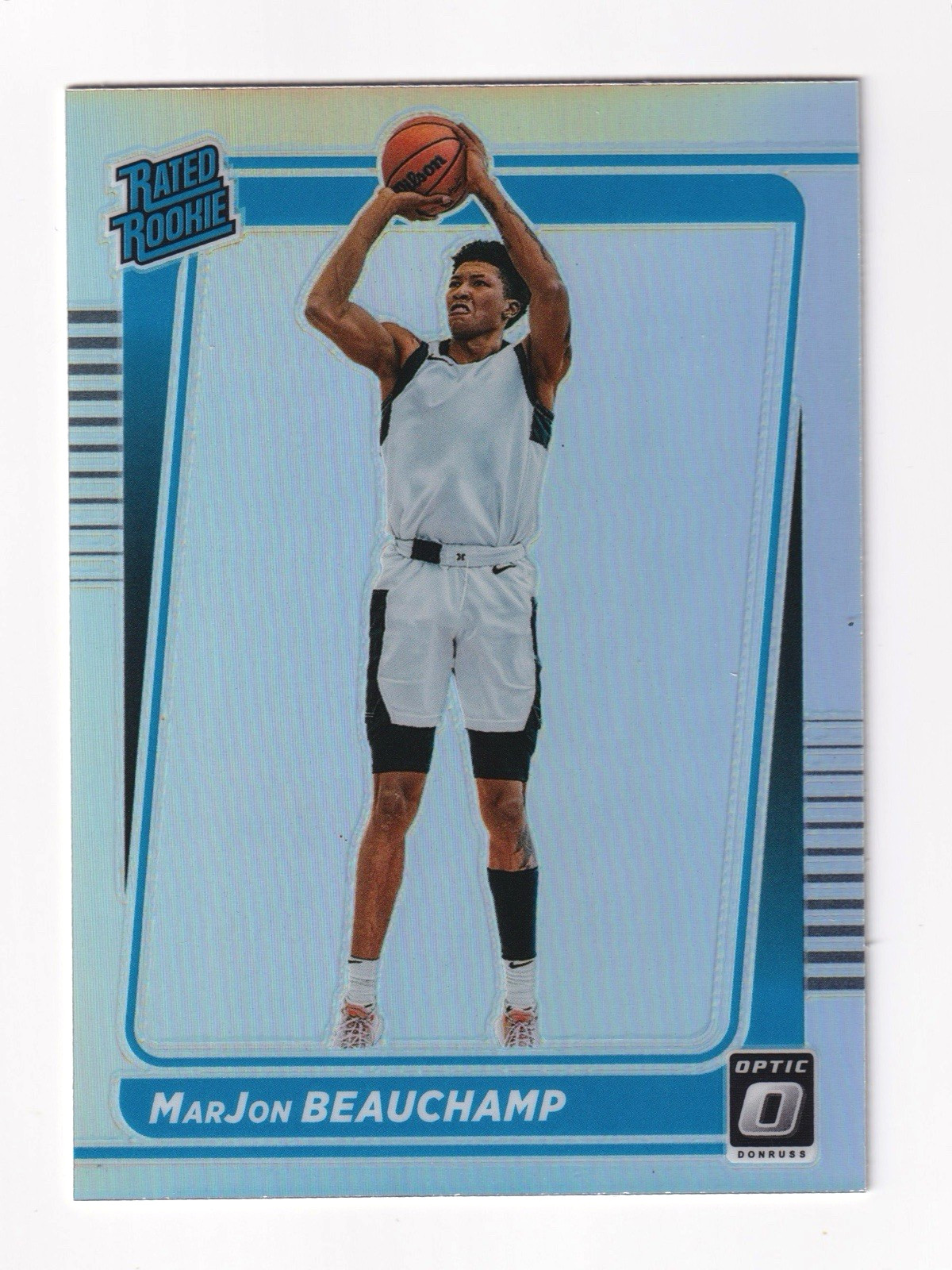 2022-23 Panini Donruss Optic MarJon Beauchamp SIlver Holo Rated Rookie #19
