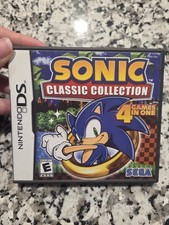 Sonic Classic Collection (Nintendo DS) Authentic Complete CIB Tested & Working