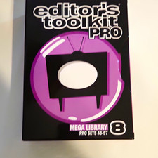 Editor's Toolkit Pro Mega Library 8 Pro Sets 48-57 CD Set w/ Visual Index Case