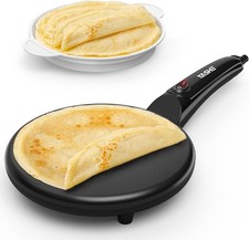 YASHE Pancake Maker, 8-Inch Non-Stick Electric Crepe Maker, Instant Crepe Maker