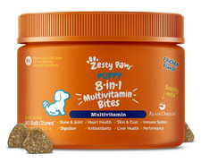 Zesty Paws Dog Multivitamin, Chewable Vitamins and 90 Count Pack of 1 