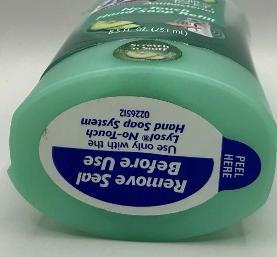 Lysol 健康无触摸洗手皂分配器补充黄瓜飞溅香味 exp3/13  — 第 3/4 张图片