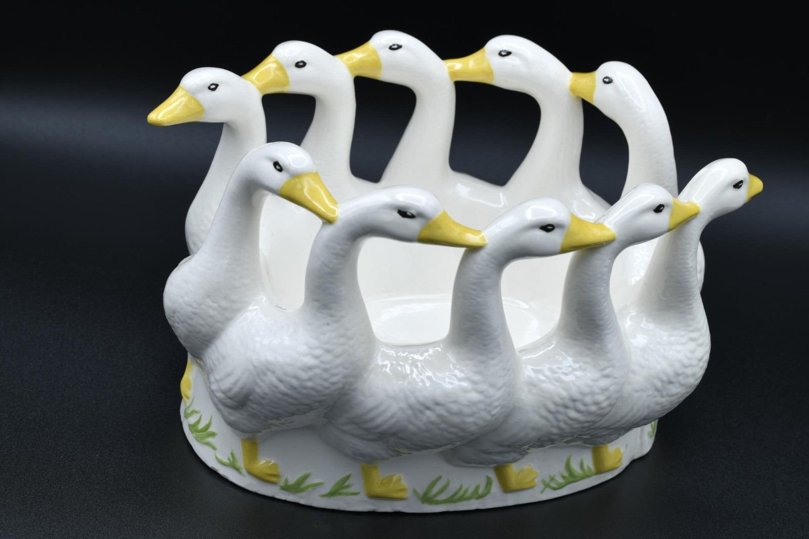 Holland Mold Vintage 60s-80s Goose Bowl/Centerpiece Farmhouse/Cottage Chic