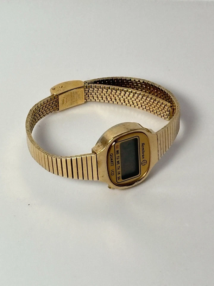 Reloj Pequeño Digital Armitron Damas, RARO Genuino Vintage LCD, Regalos para Ella Foto 4 de 4