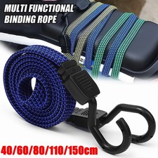 Elastic Bungee Cords with Hook – Heavy Duty Luggage Straps for Motorcycle Bicy
