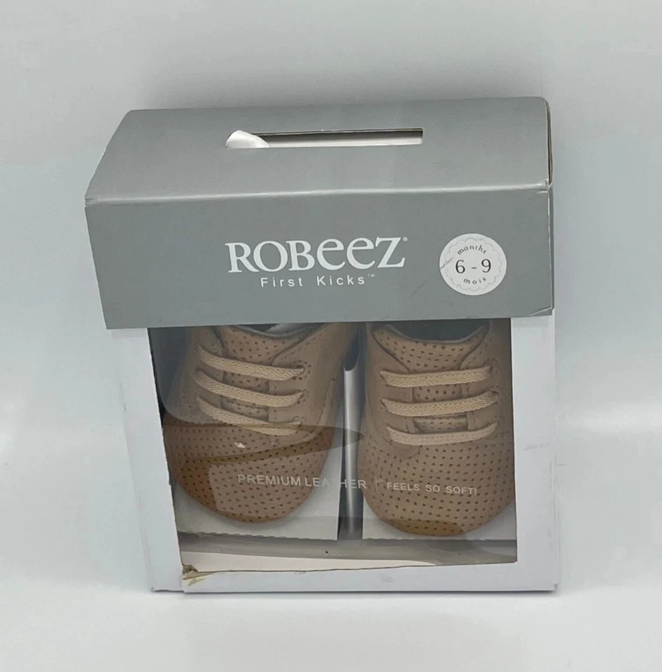 Bota Robeez First Kicks Aiden en Tostado Talla 6-9 Meses NUEVA en caja Foto 2 de 4