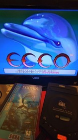 *Complete Tested Works, Scratches Disc Broken Case Read* Ecco Dolphin Sega CD