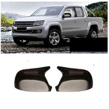 For Vw Amarok Side View Mirror Cover Bat Style Gloss Black 2 Pcs 2010 