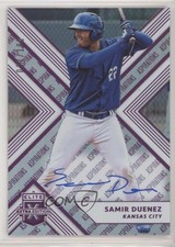 2018 Panini Elite Extra Edition Aspirations Purple 37/100 Samir Duenez Auto 0l2