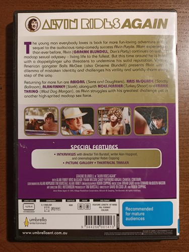 Alvin Rides Again (1974) - Australian DVD Region 4, 2 - Graeme Blundell, Abigail - Picture 2 of 4