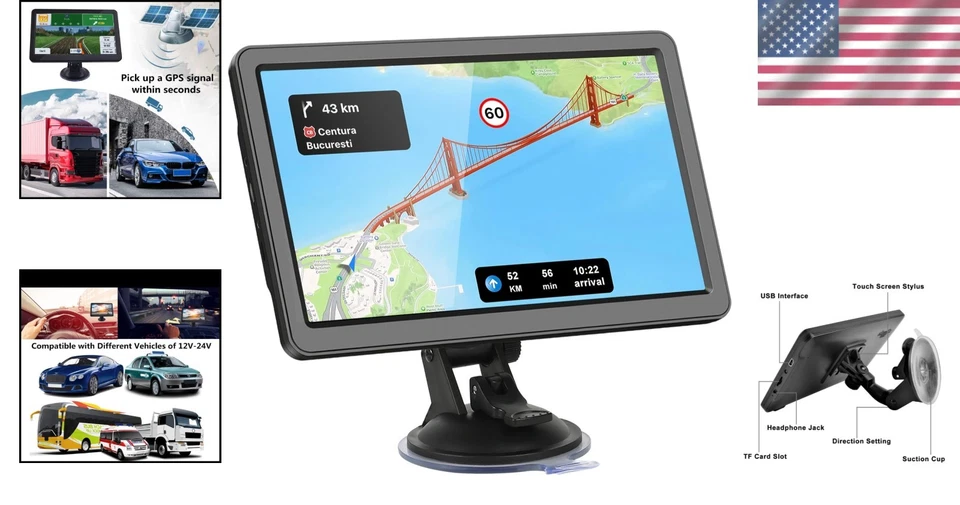 Ultimate Truck GPS Navigation - 9-Inch Display, Turn-by-Turn Directions Included - Image 2 of 4