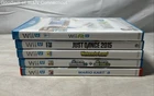 Mario Kart 8 New Super Mario Bros U Nintendo Wii U Game Lot 5 Games Bundle
