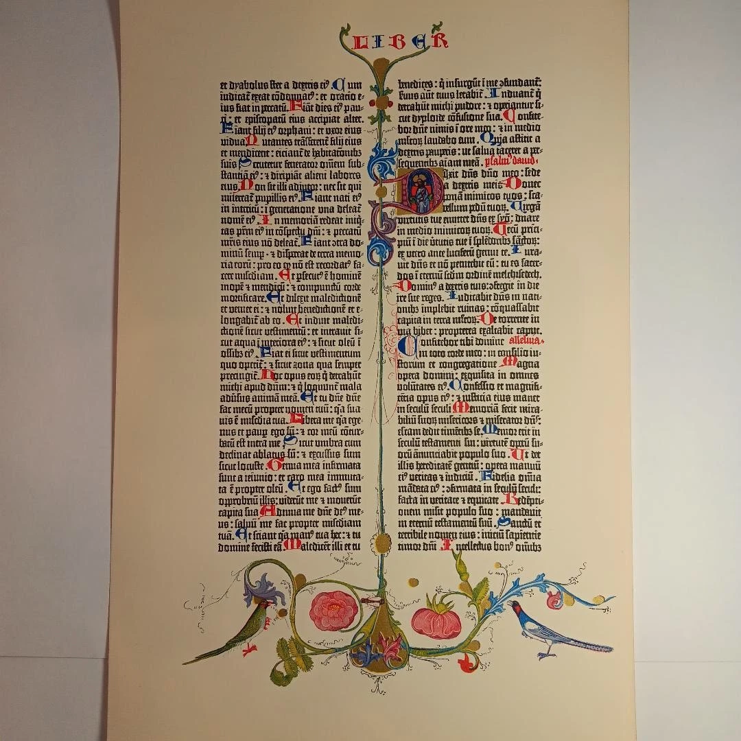 Gutenberg Bible In Antiquarian & Collectible Books for sale | eBay