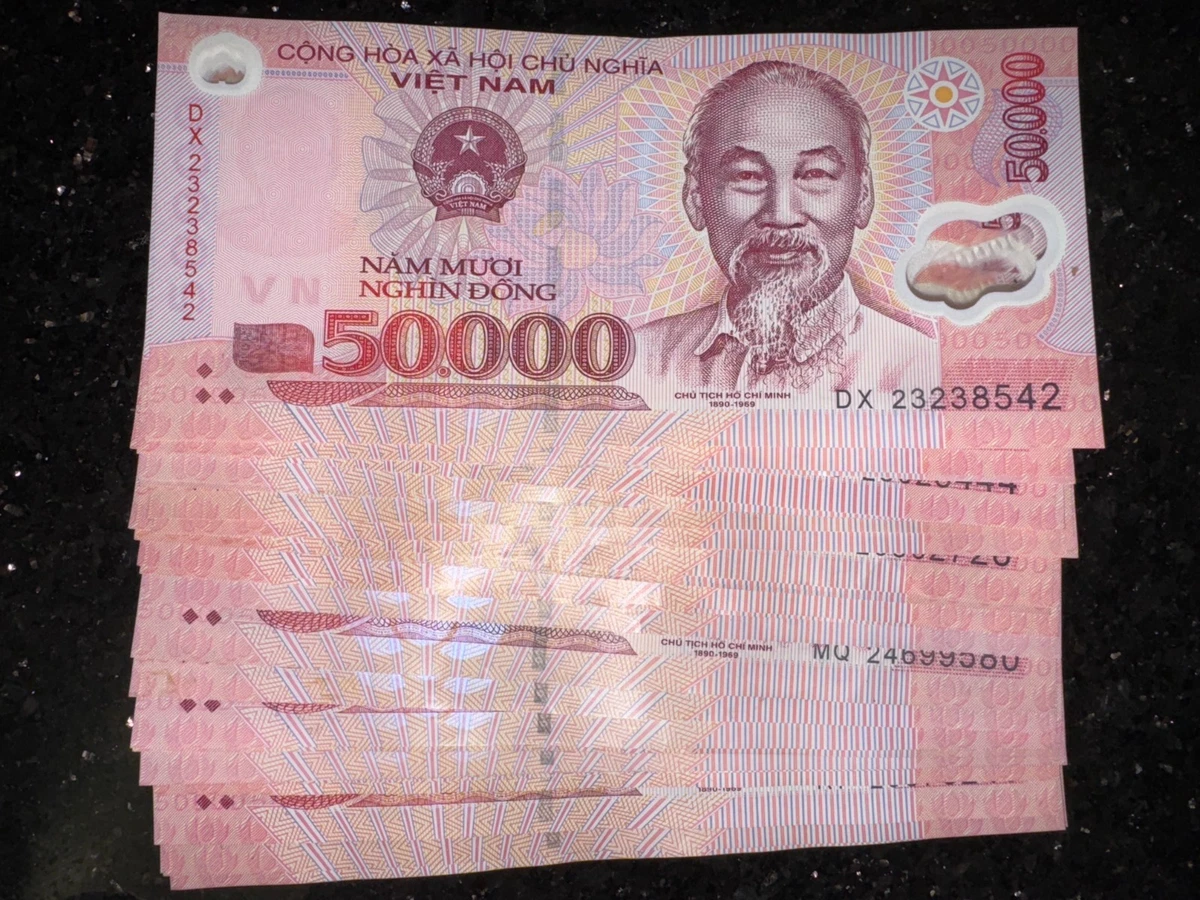 Vietnamese Paper Money 50,000 ₫ Denomination for sale | eBay