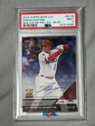 2018 TOPPS NOW SHOHEI OHTANI MLB ALL-STAR ROOKIE TEAM RC ON CARD AUTO /49 PSA9